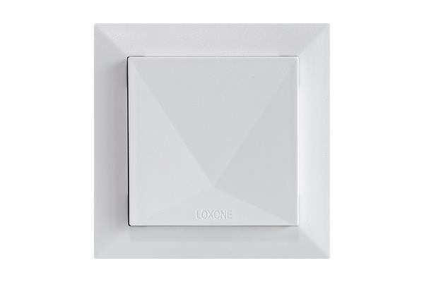 Loxone Touch Pure in Weiß zur intuitiven Bedienung von Licht