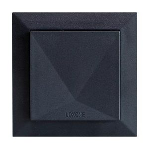 Loxone Touch Pure in Anthrazit zur smarten Steuerung von Licht