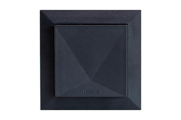 Loxone Touch Pure in Anthrazit zur smarten Steuerung von Licht