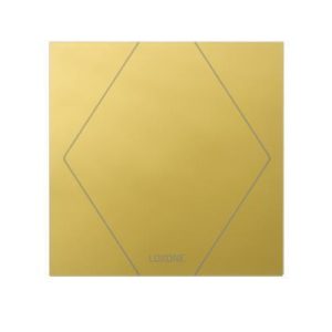 Loxone Touch Flex Air in Gold als elegante