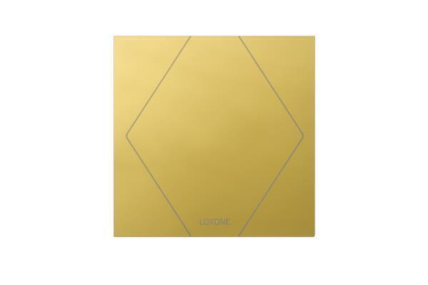 Loxone Touch Flex Air in Gold als elegante