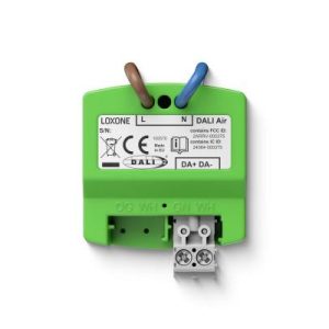 Loxone DALI Air Modul zur drahtlosen Ansteuerung von DALI-Leuchten im Smart Home System.