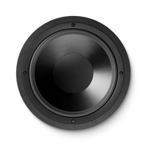 Runder Quadral Subwoofer Einbau-Lautsprecher in Schwarz